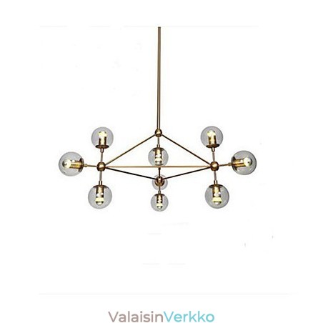 Golden Beans Chandelier 10 Light lasivarjostimella Golden Beans Chandelier 10 Light lasivarjostimella