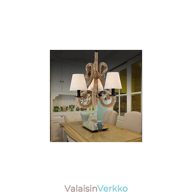 Retro-minimalistinen luova köysikruunu