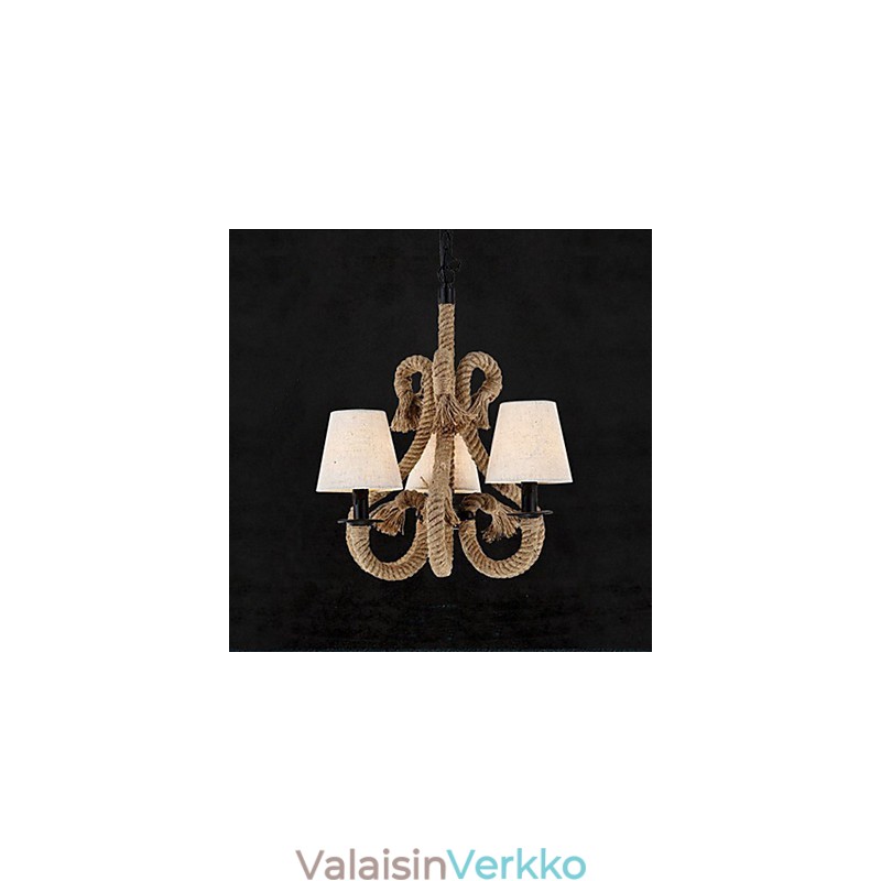 Retro-minimalistinen luova köysikruunu