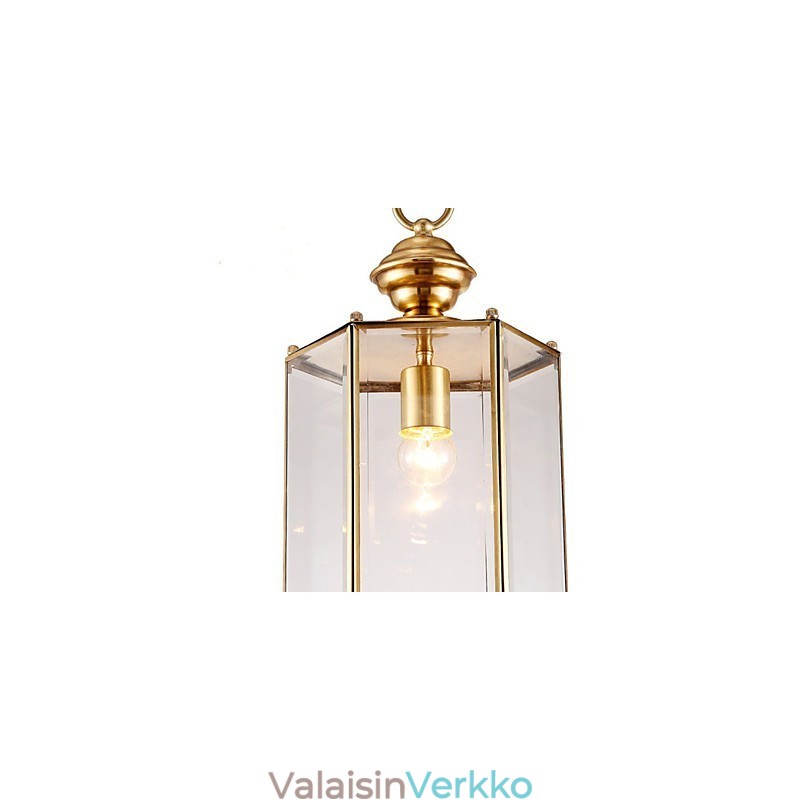 American Country Small Pendant kaikki kuparinen yksittäinen lasi