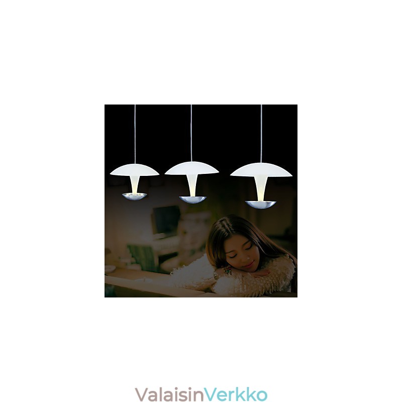 Moderni maalattu metalliriippuvalaisin