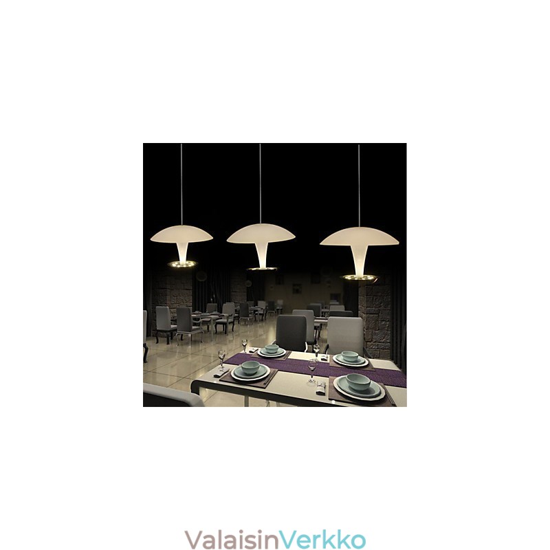 Moderni maalattu metalliriippuvalaisin