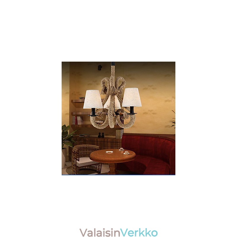 Retro-minimalistinen luova köysikruunu