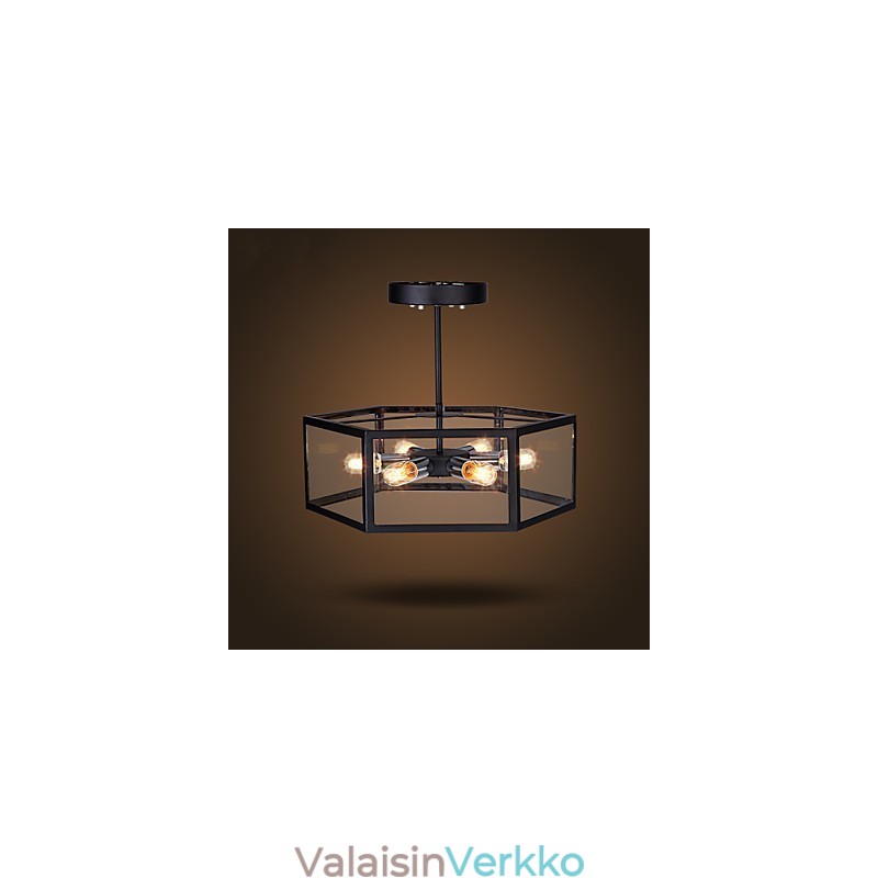 Lasikruunu Moderni Minimalistinen Välimerellinen Cafe Nordic Lamps Kattokruunu