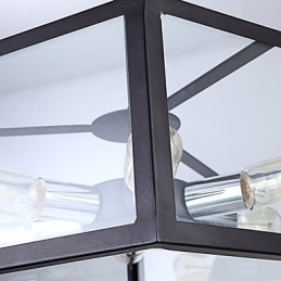 Lasikruunu Moderni Minimalistinen Välimerellinen Cafe Nordic Lamps Kattokruunu
