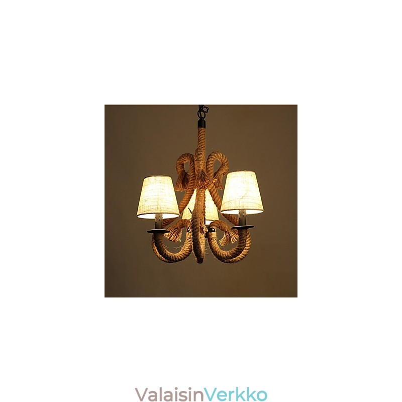 Retro-minimalistinen luova köysikruunu
