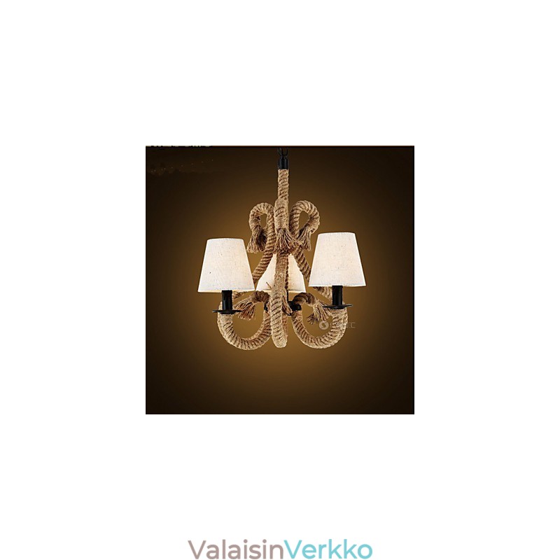 Retro-minimalistinen luova köysikruunu