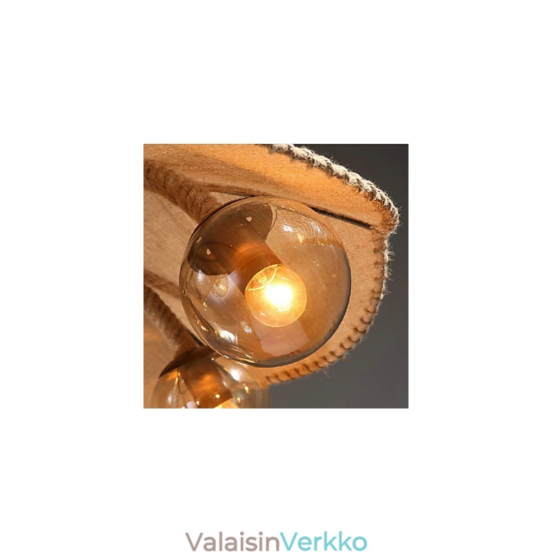 Maalaus metallikattokruunuvalaisinMakuuhuone
