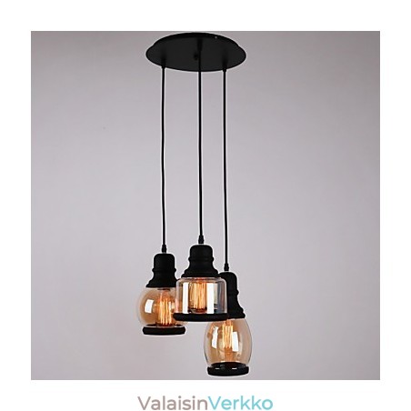 Antiikkilasivarjostin 3 kevyt taiteellinen minimalistinen riipus Antiikkilasivarjostin 3 kevyt taiteellinen minimalistinen riipus