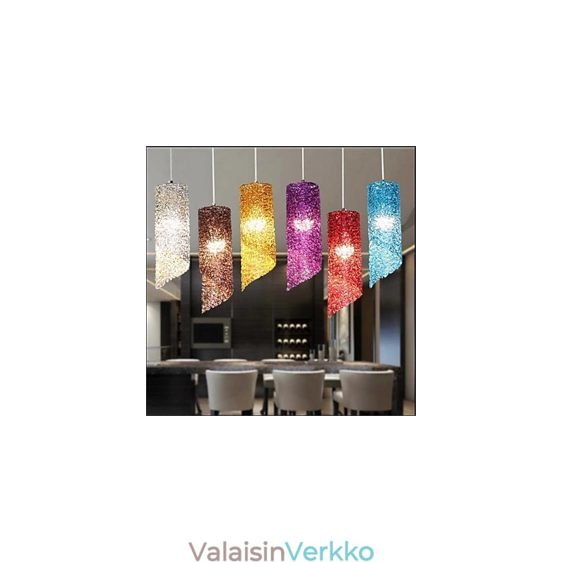 Yksipäinen sylinterimäinen pyöreä pitkä alumiinisylinteri Creative-lamput