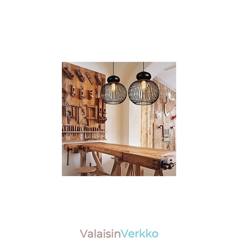 Retro Designers metallinen riippuvalaisin
