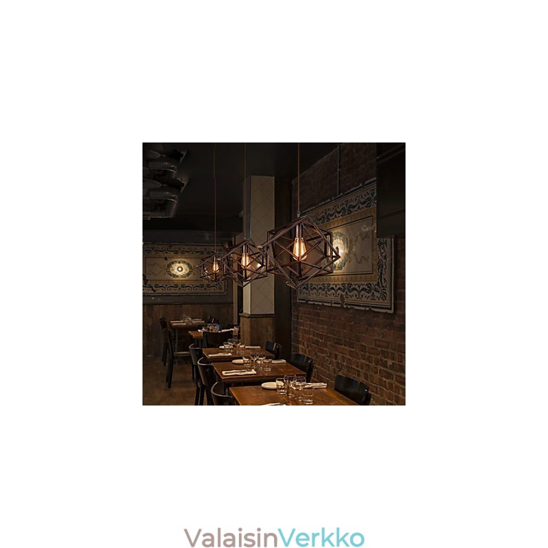 Retro klassiset metalliset kattovalot Yksinkertaiset riippuvalaisimet Cafe-riippuvalaisimet