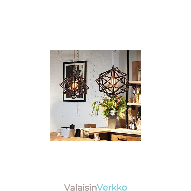 Retro klassiset metalliset kattovalot Yksinkertaiset riippuvalaisimet Cafe-riippuvalaisimet