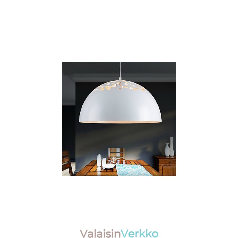 Vintage-tyylinen minimalistinen 1 valoriipus veistetyllä varjostimella