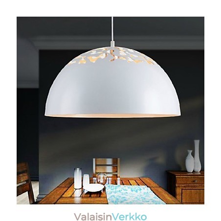 Vintage-tyylinen minimalistinen 1 valoriipus veistetyllä varjostimella Vintage-tyylinen minimalistinen 1 valoriipus veistetyllä varjostimella