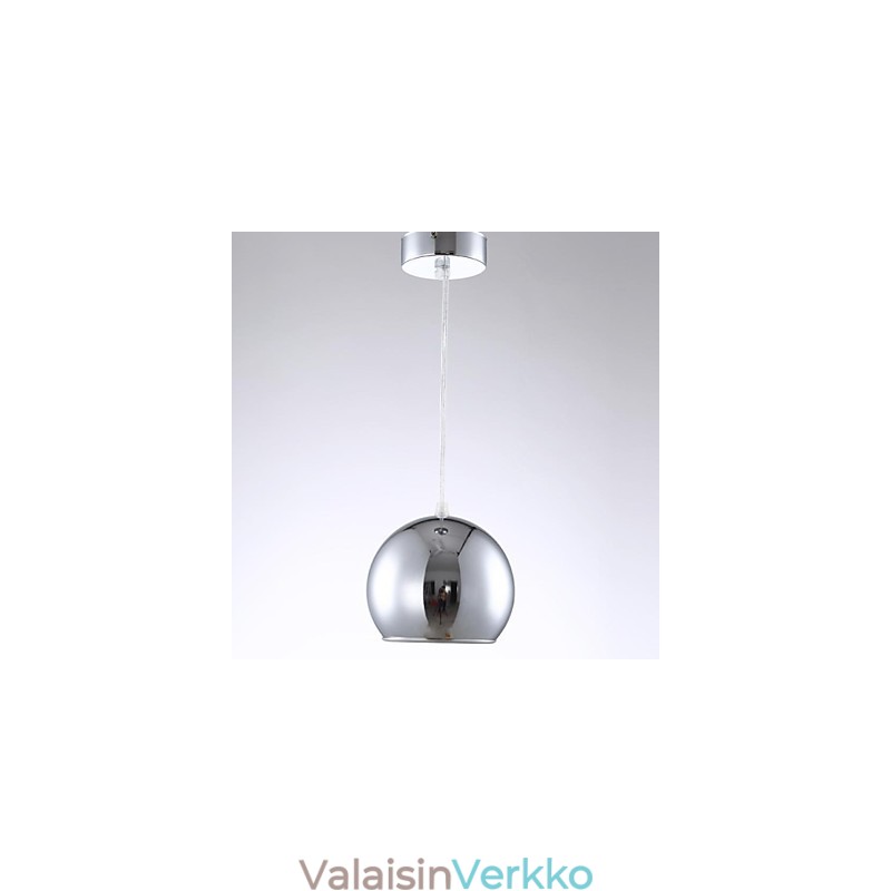 Moderni nykyaikainen maapallo galvanoitu metalliriippuvalaisin
