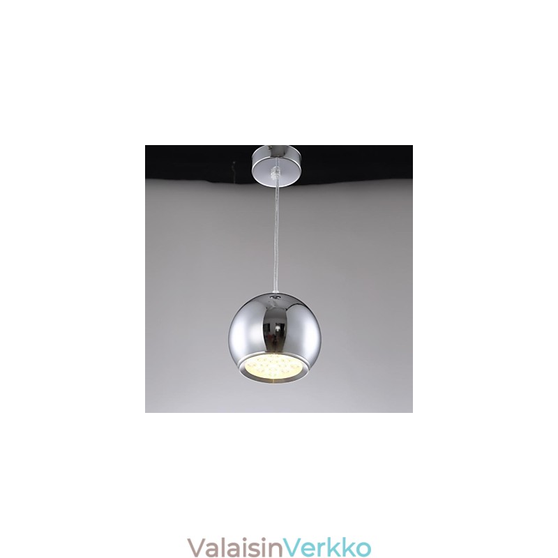 Moderni nykyaikainen maapallo galvanoitu metalliriippuvalaisin