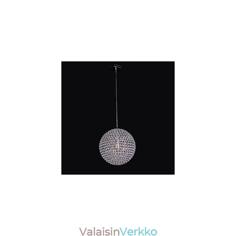 Yksinkertainen pallomainen metallirunko K9 kristallikruunu