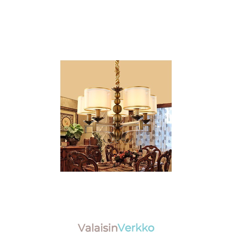 Rustic Lodge Vintage Mini Style Galvanoitu metallikattokruunu