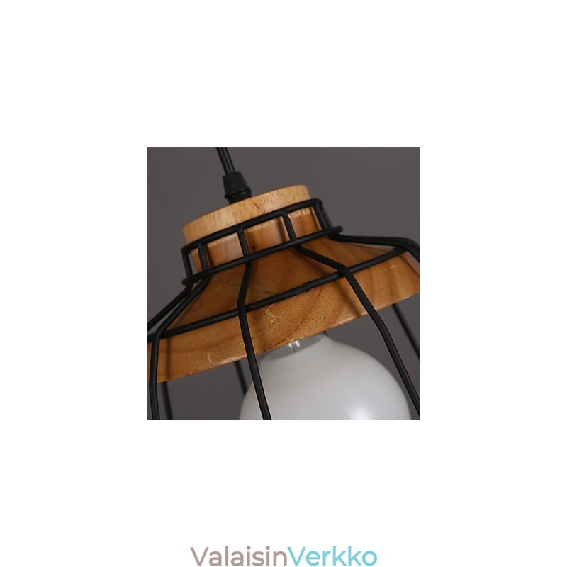 Nordic Creative Wrought Iron Chandelier Cafe Retro Net Droplight