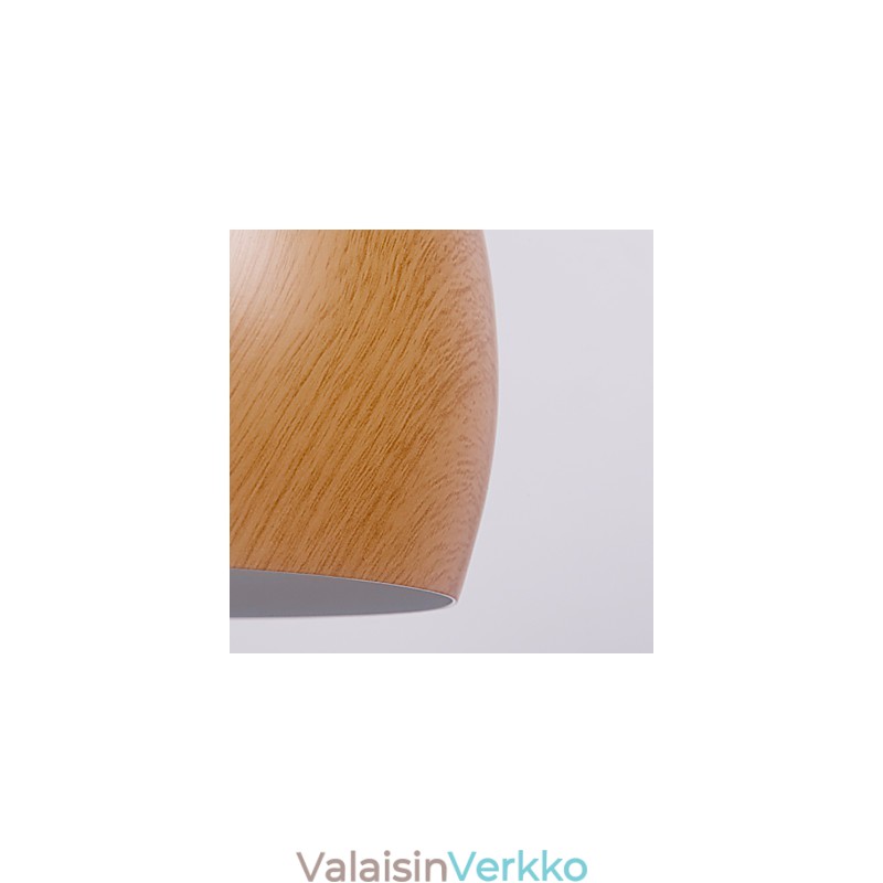Retro Pendant Light Wood Grain Metal Cafe riippuvalaisimet