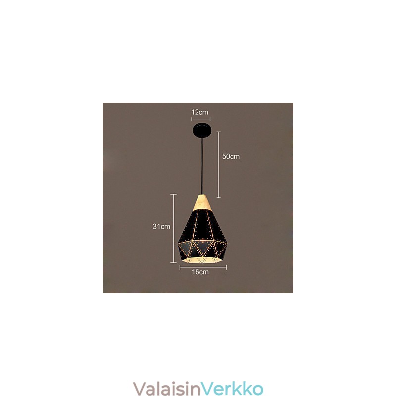 Retro klassiset metalliset kattovalot Yksinkertaiset riippuvalaisimet Cafe-riippuvalaisimet