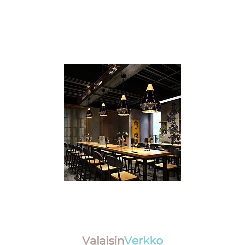 Retro klassiset metalliset kattovalot Yksinkertaiset riippuvalaisimet Cafe-riippuvalaisimet