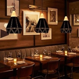 Retro klassiset metalliset kattovalot Yksinkertaiset riippuvalaisimet Cafe-riippuvalaisimet