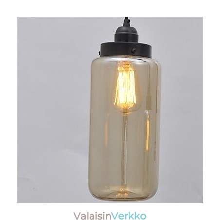 Amerikkalainen retro-minimalistinen yksilasinen kattokruunu