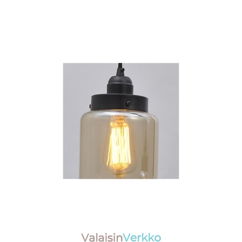 Amerikkalainen retro-minimalistinen yksilasinen kattokruunu