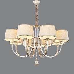 Country Crystal hopea metallinen kattokruunu