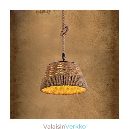Loft Industrial Wind Creative Nordic Hamp Rope Meals Kattokruunulamppu Loft Industrial Wind Creative Nordic Hamp Rope Meals Kattokruunulamppu