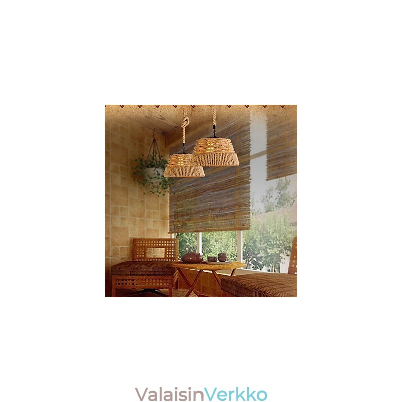 Loft Industrial Wind Creative Nordic Hamp Rope Meals Kattokruunulamppu