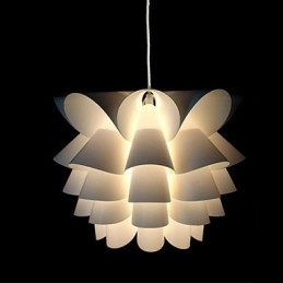 Nykyaikainen ja sopimuspohjainen pohjoismainen idea White Lotus Droplight -lamppu