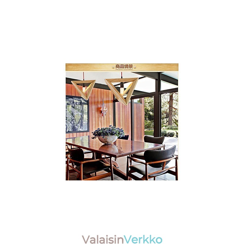 Moderni puinen riippuvalaisin Yksinkertaiset riippuvalaisimet Cafe-riippuvalaisin