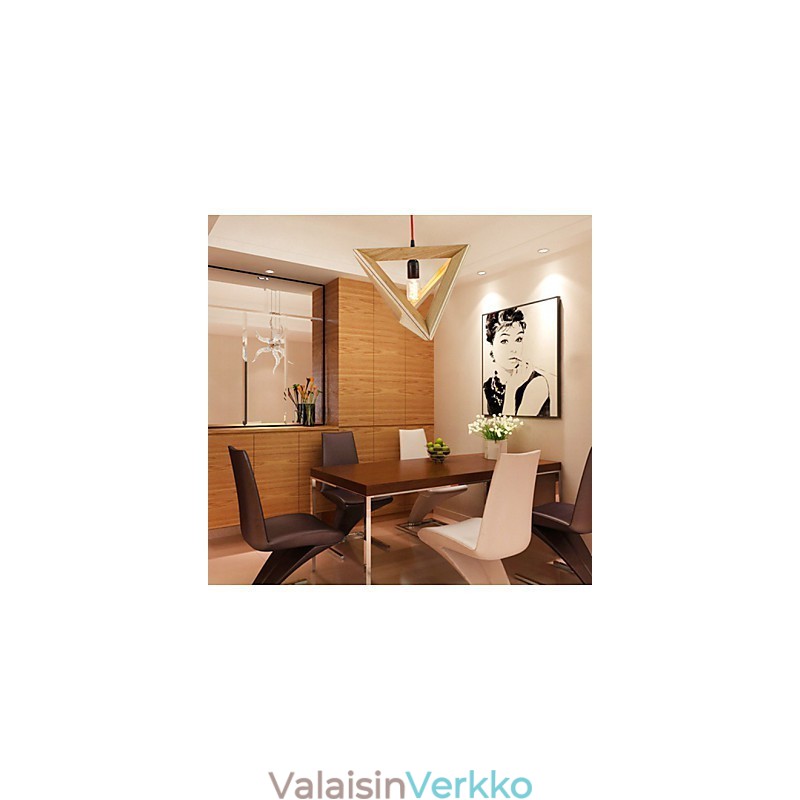 Moderni puinen riippuvalaisin Yksinkertaiset riippuvalaisimet Cafe-riippuvalaisin