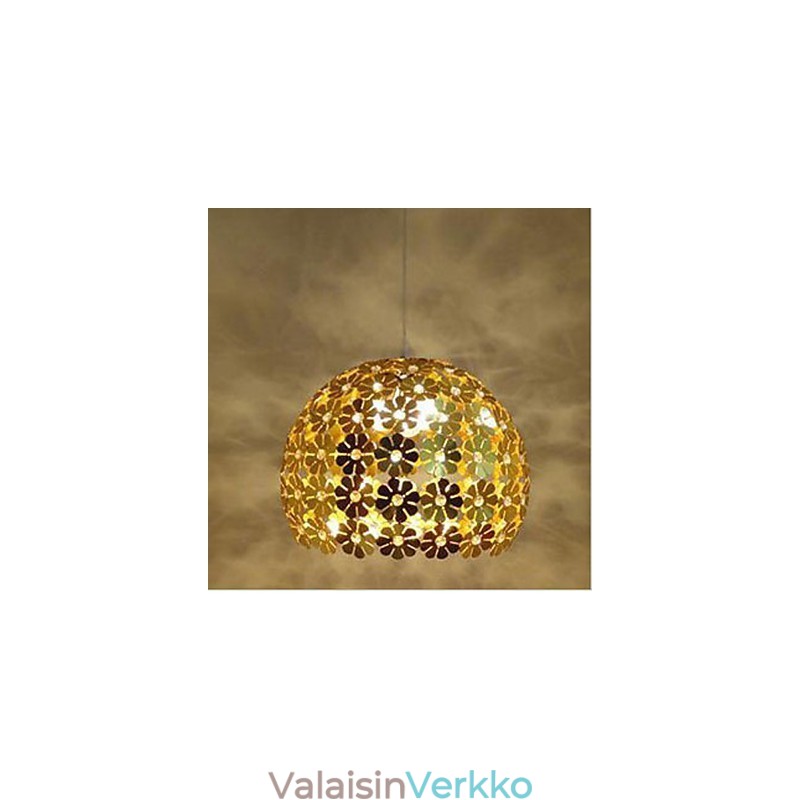 Moderni värillinen luumukukkapallo, yksipäinen kristallipisaravalo