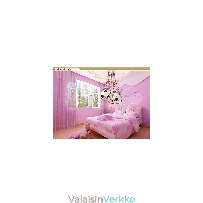 Lasten jalkapallo Moderni minimalistinen riippuvalaisin Boy Lights 3 valoa