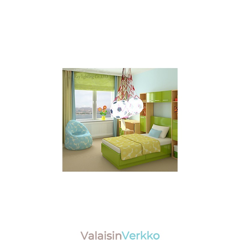 Lasten jalkapallo Moderni minimalistinen riippuvalaisin Boy Lights 3 valoa