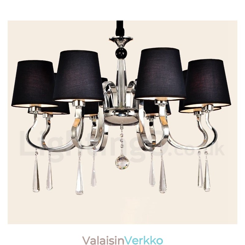 Moderni nykyaikainen perinteinen klassinen maalaismainen Lodge Vintage Country Island kromimetallikattokruunu