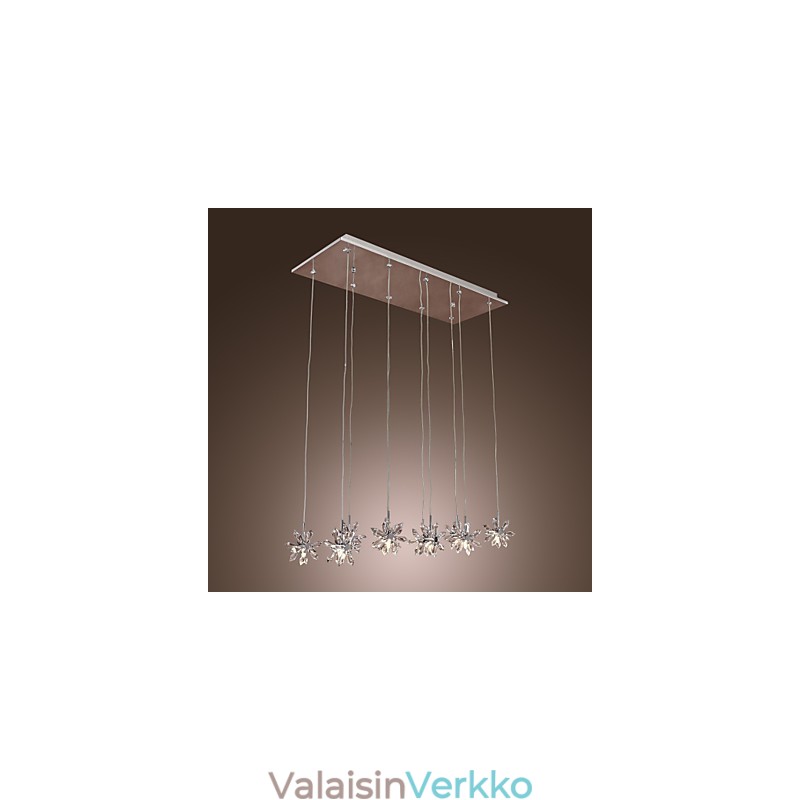 Moderni nykyaikainen kristallikromimetalliriippuvalaisin