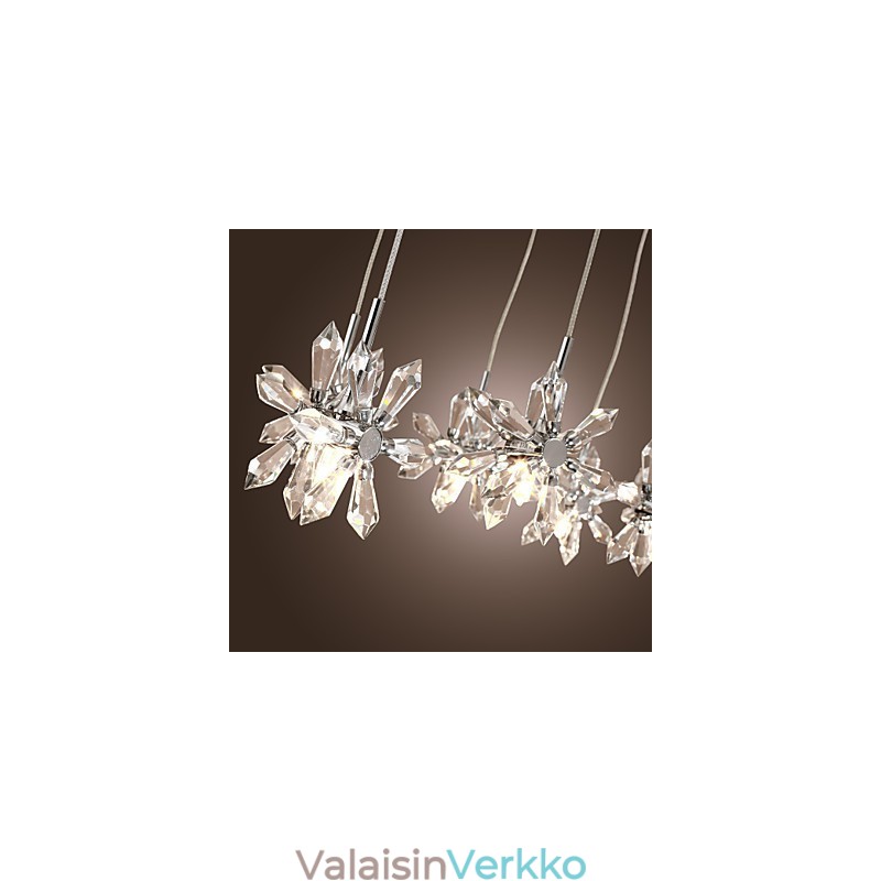 Moderni nykyaikainen kristallikromimetalliriippuvalaisin