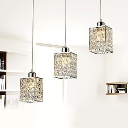 Moderni Contemporary Island Crystal Galvanoitu riippuvalaisin