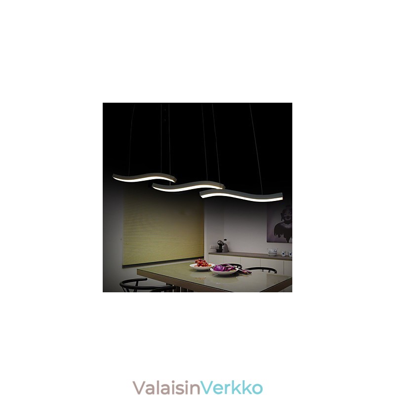 Aaltoileva muotoilu, yksinkertainen akryyliriippuvalaisin