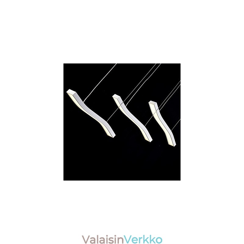 Aaltoileva muotoilu, yksinkertainen akryyliriippuvalaisin