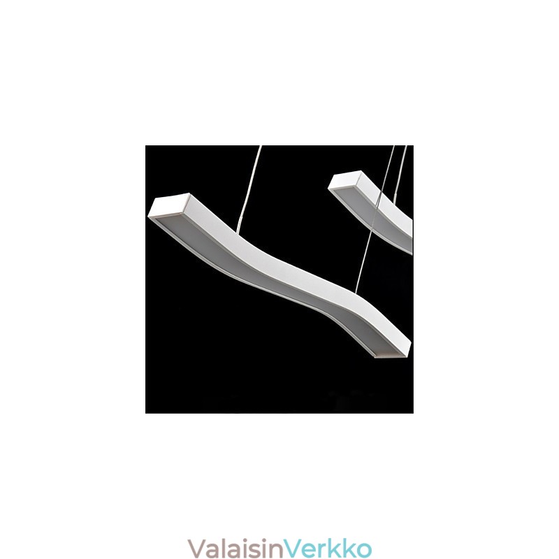 Aaltoileva muotoilu, yksinkertainen akryyliriippuvalaisin