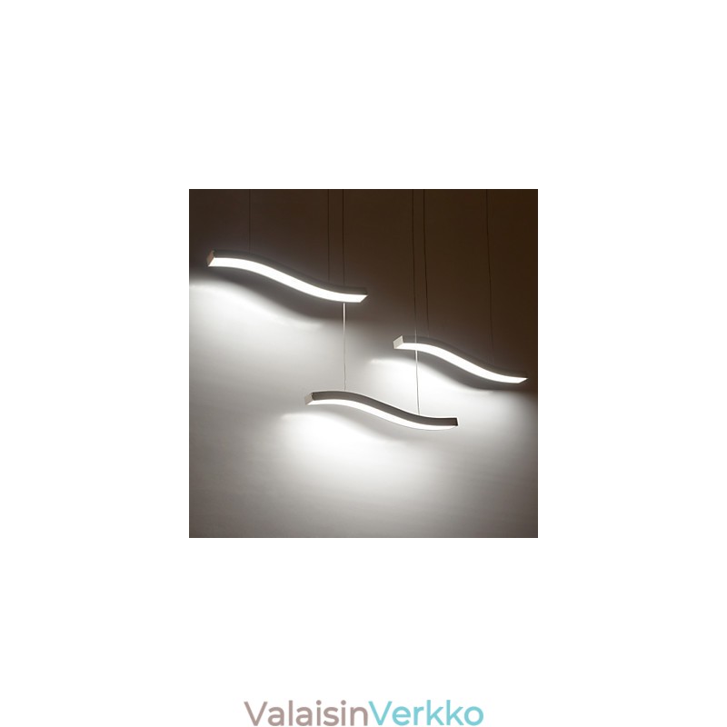 Aaltoileva muotoilu, yksinkertainen akryyliriippuvalaisin