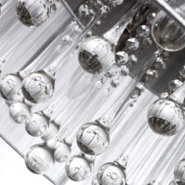 Perinteinen klassinen kristallikromimetallikattokruunu