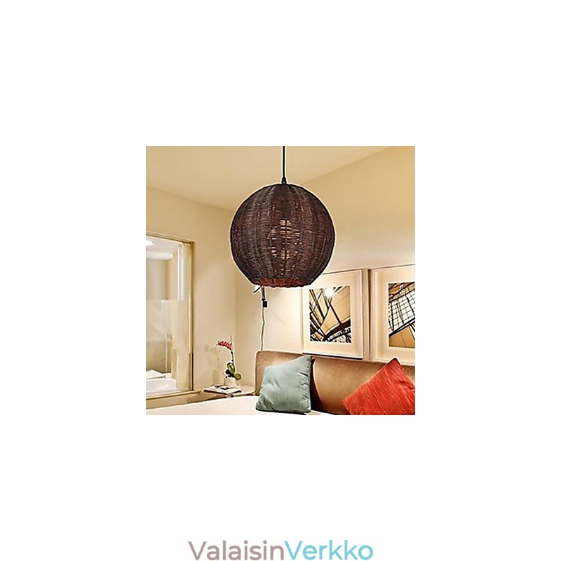 Moderni nykyaikainen Lantern Country Globe metalliriippuvalaisin