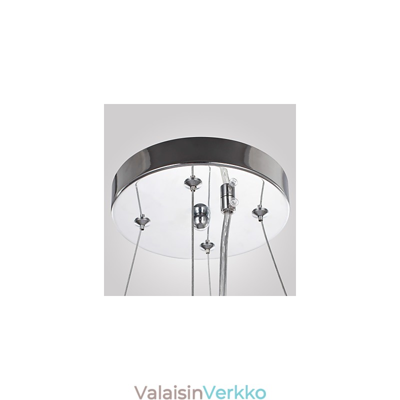 Perinteinen klassinen kristallikromimetallikattokruunu